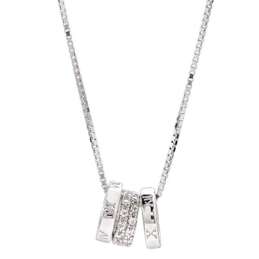925 Silver Lucky Rings pendant